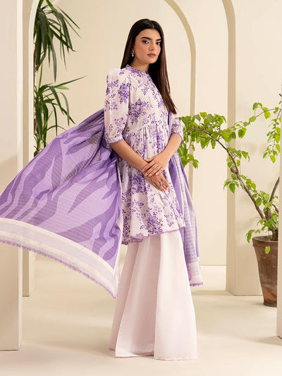 SUHA 3-Piece Unstitched Digital Printed Lawn Suit