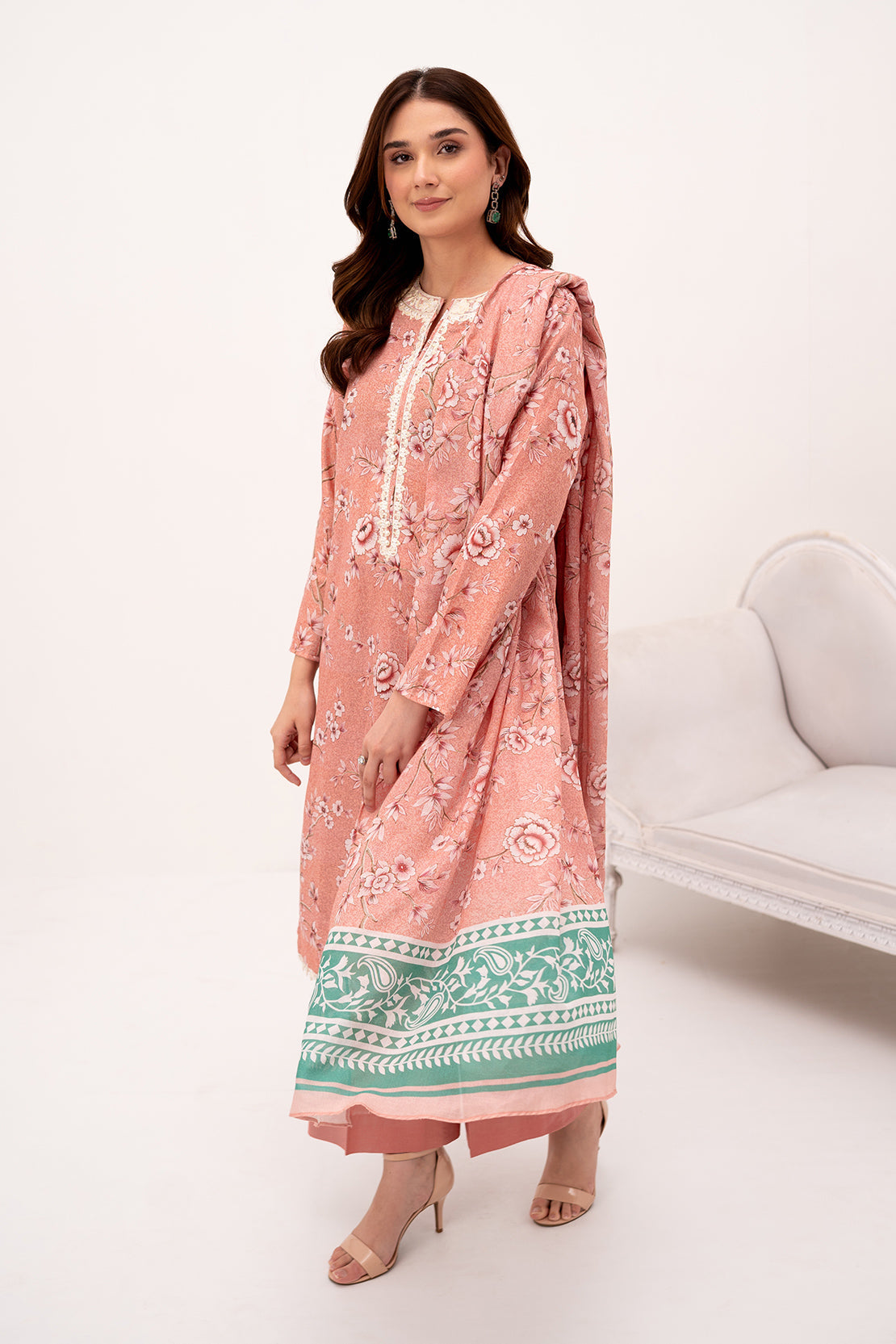 So Kamal Printed Lawn Suit - DPL 3990