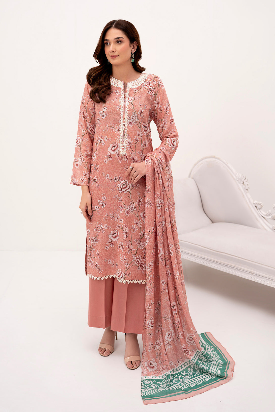 So Kamal Printed Lawn Suit - DPL 3990