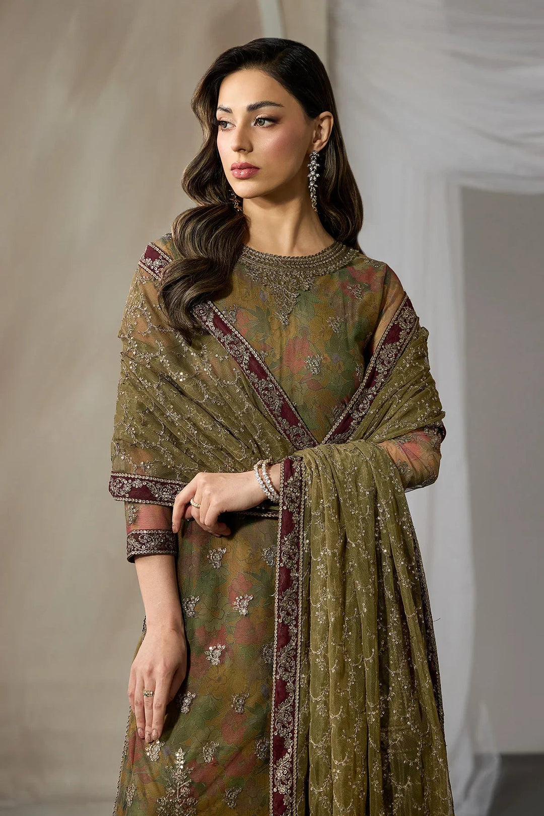 Fasana Embroidered Suit Unstitched