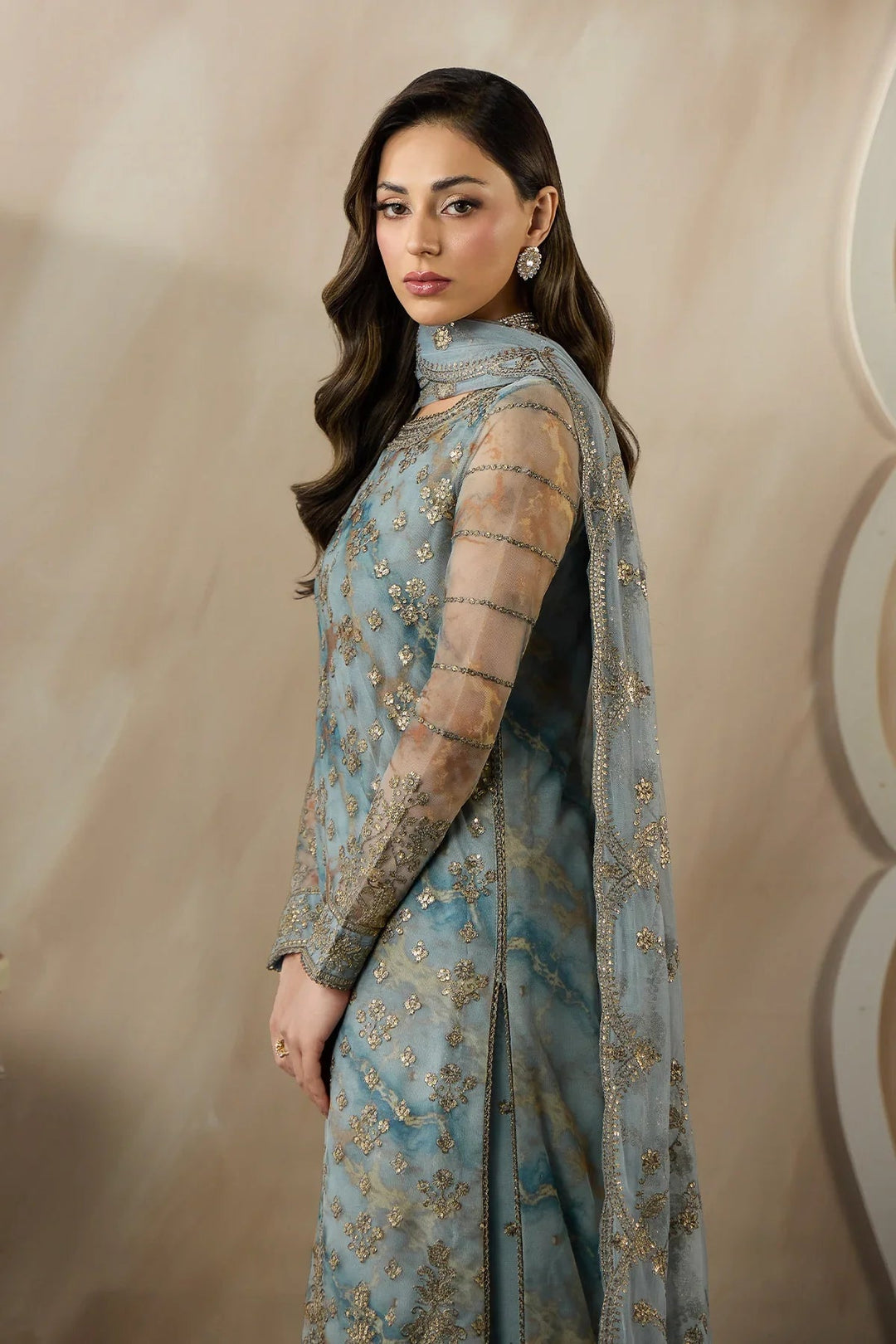 Fasana Embroidered Suit Unstitched