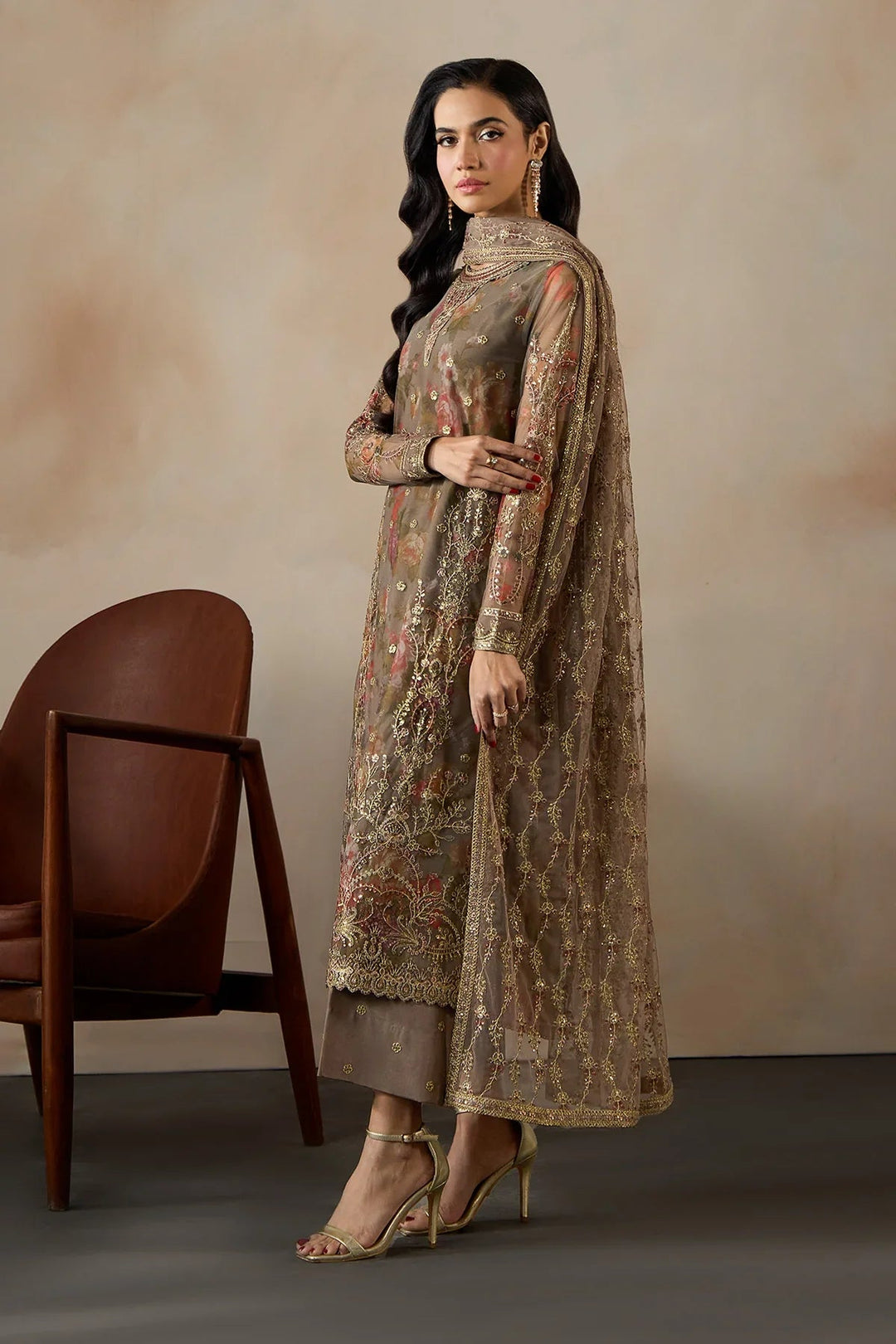 Fasana Embroidered Suit Unstitched