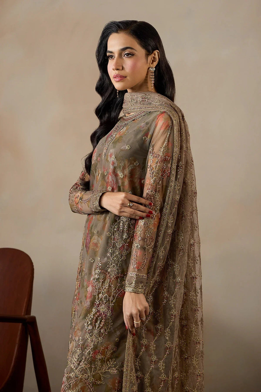 Fasana Embroidered Suit Unstitched