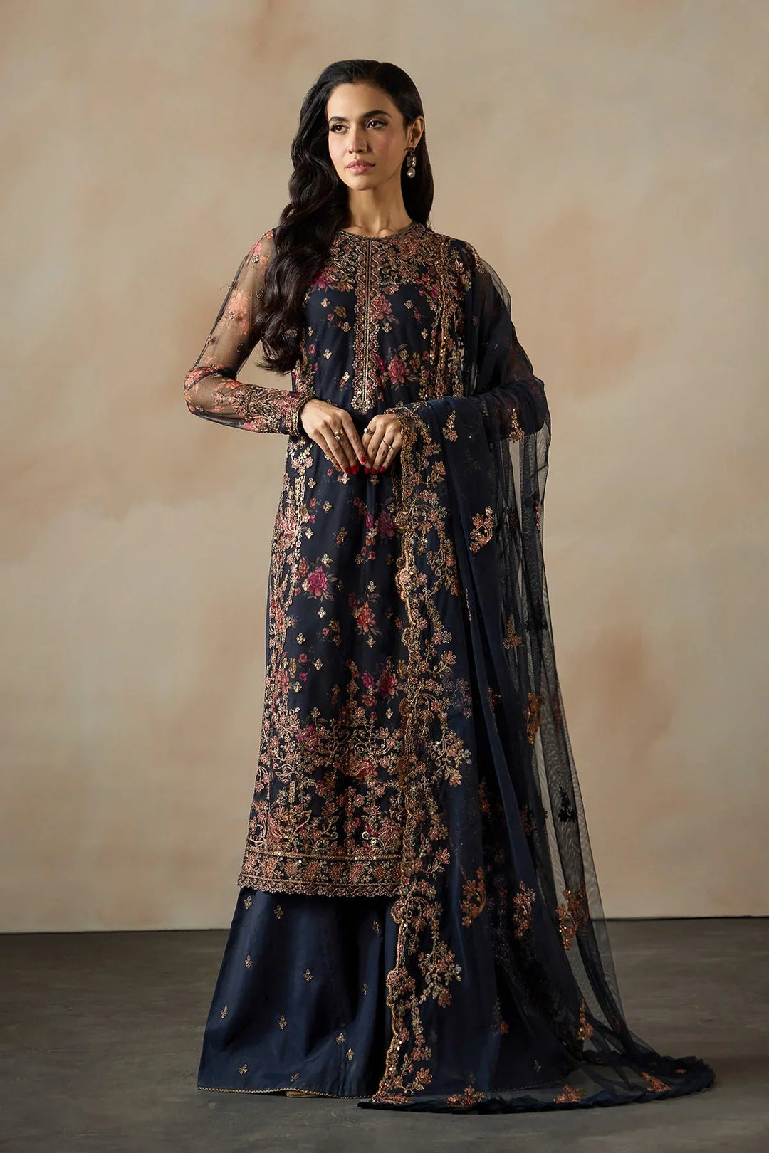 Fasana Embroidered Suit Unstitched