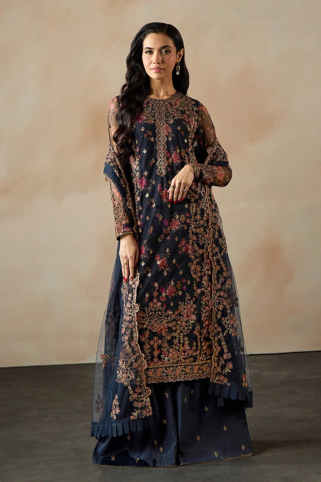 Fasana Embroidered Suit Unstitched