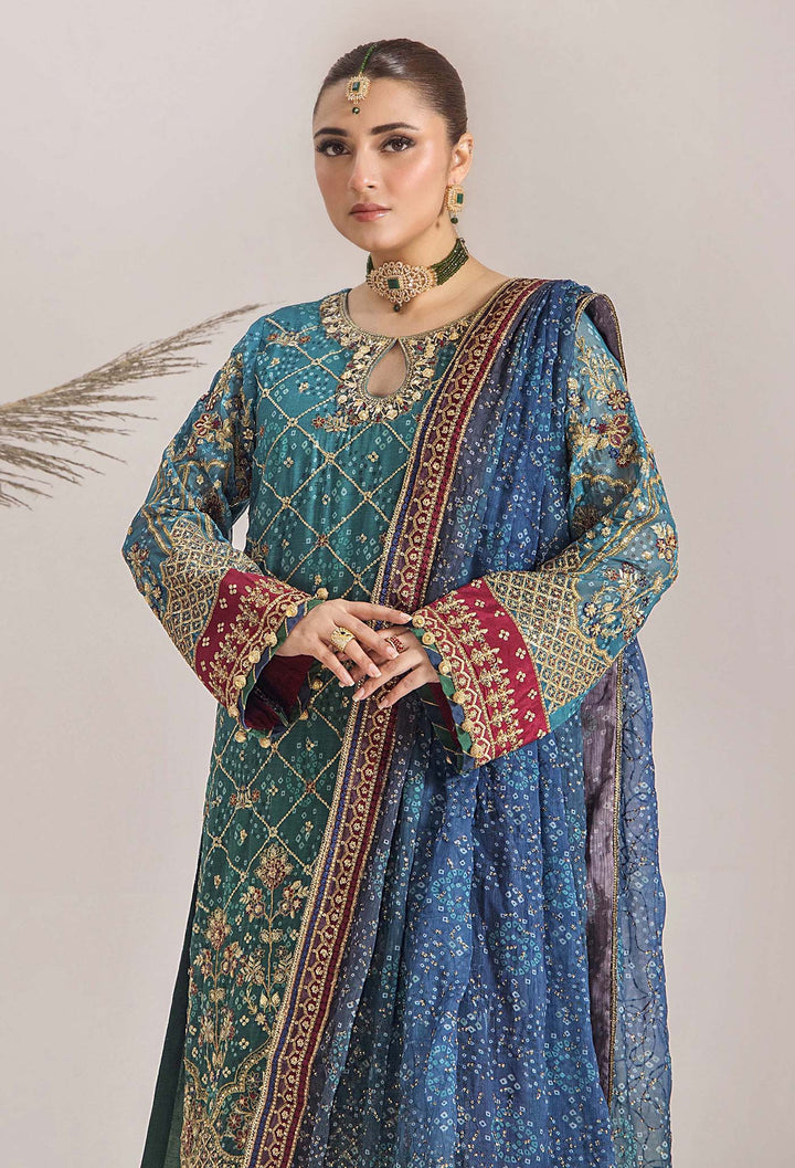 INOVA Chiffon Semi Stitched