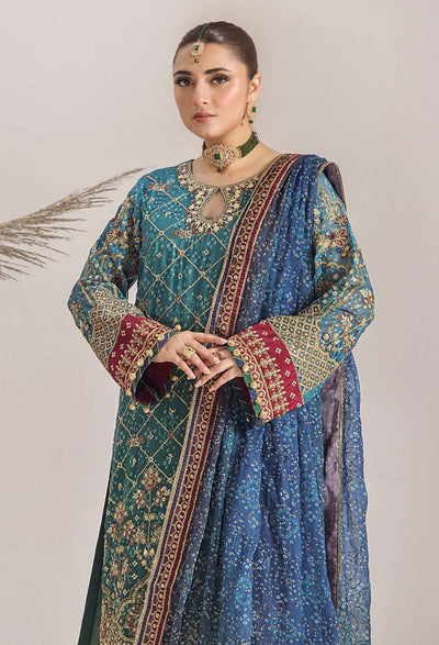 INOVA Chiffon Semi Stitched