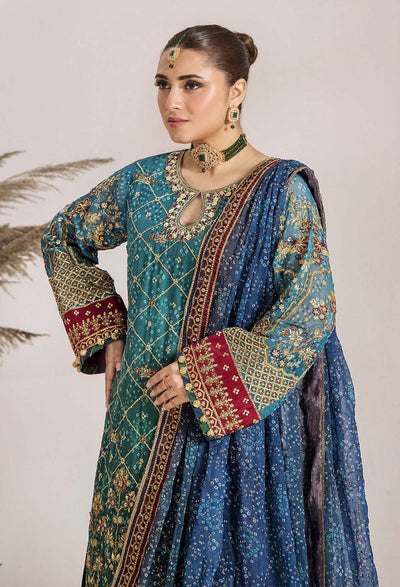 INOVA Chiffon Semi Stitched
