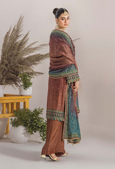 INOVA Chiffon Semi Stitched