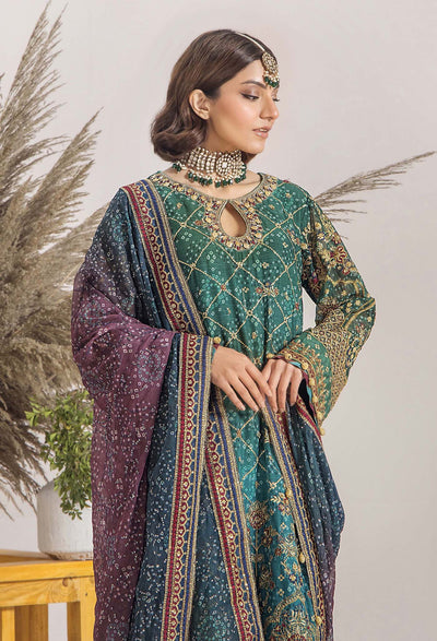 INOVA Chiffon Semi Stitched