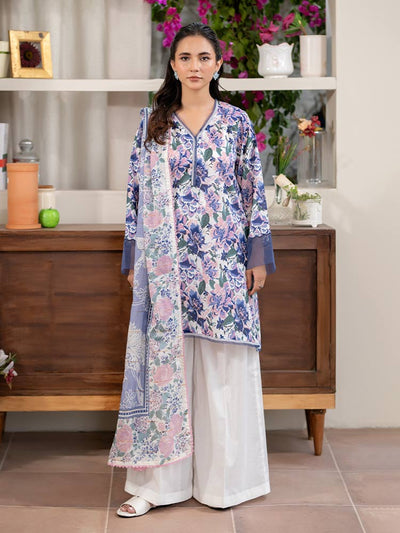 FEROZAN 3-Piece Unstitched Digital Printed Lawn Suit