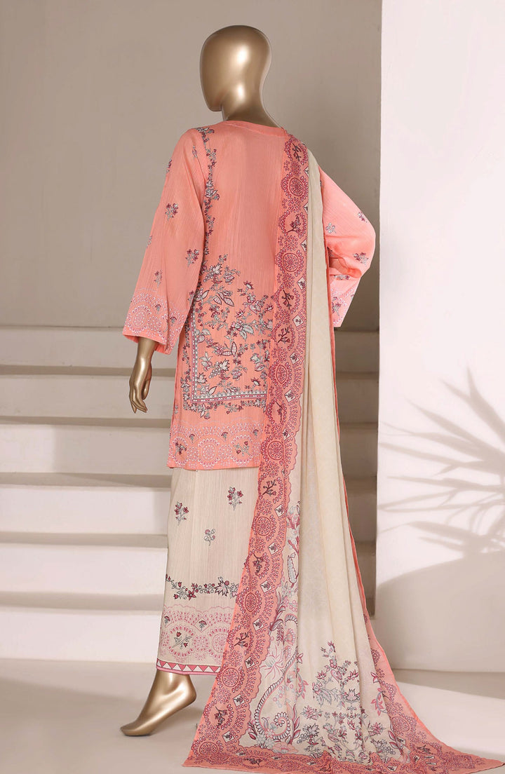 Printed Lawn Stitched 3 Piece Suit