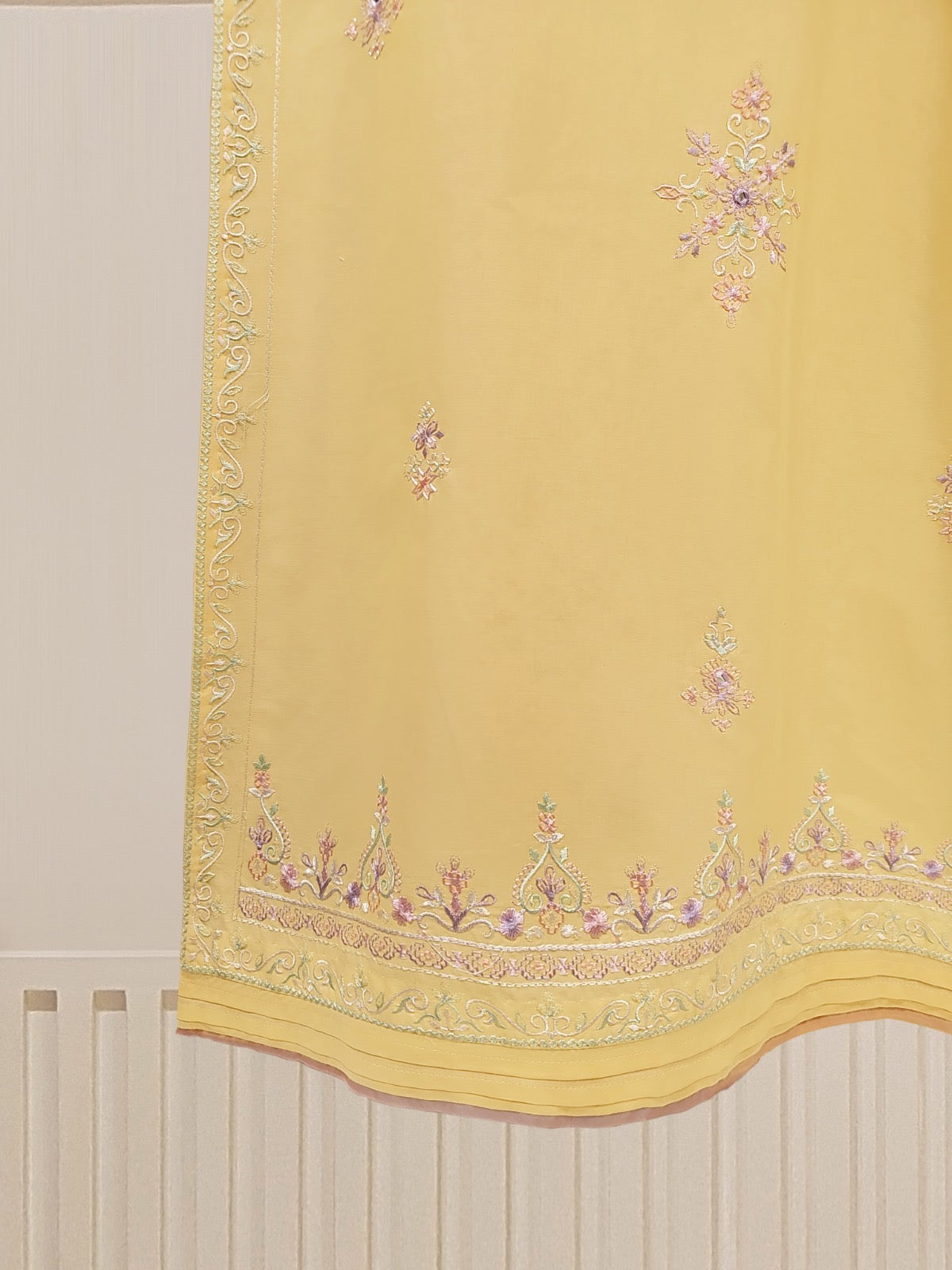 2 Piece - Embroidered Cambric Suit