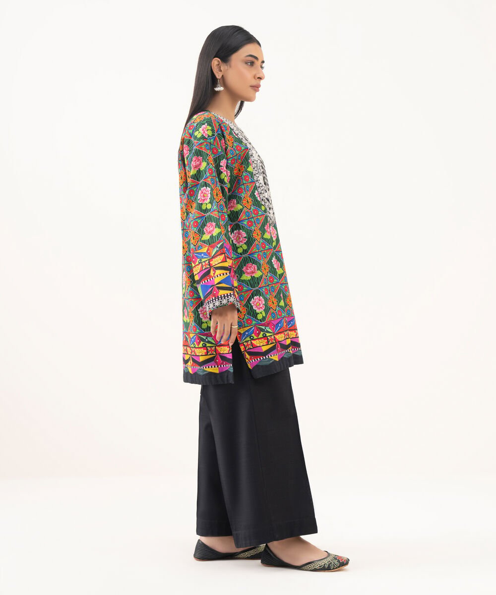 Embroidered Light Khaddar Shirt
