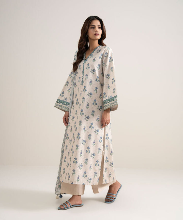 3 PIECE - PRINTED LAWN SUIT