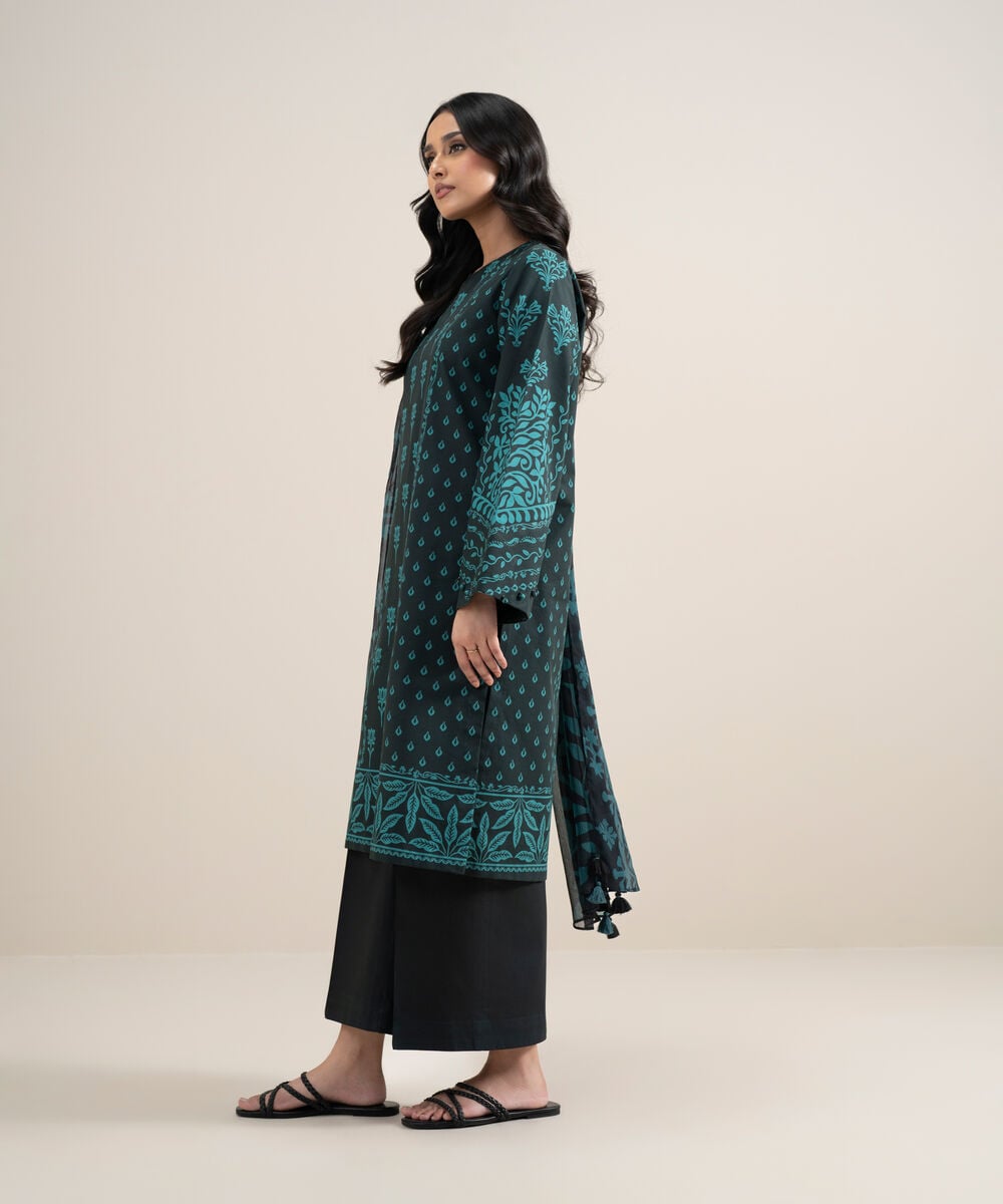 3 PIECE - PRINTED LAWN SUIT