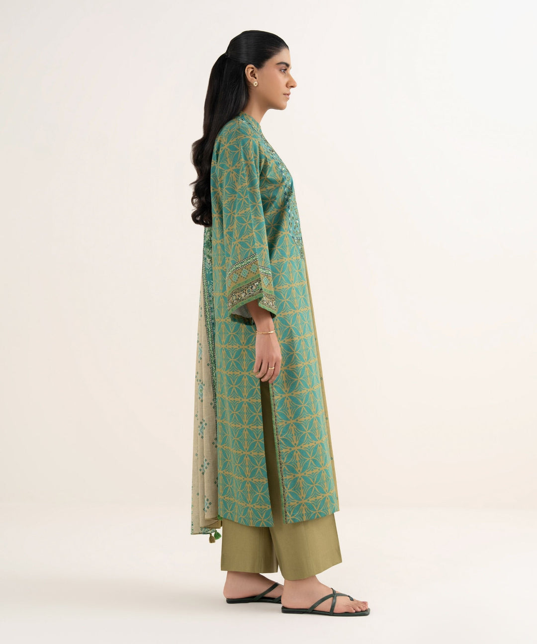 3 Piece Lawn suit