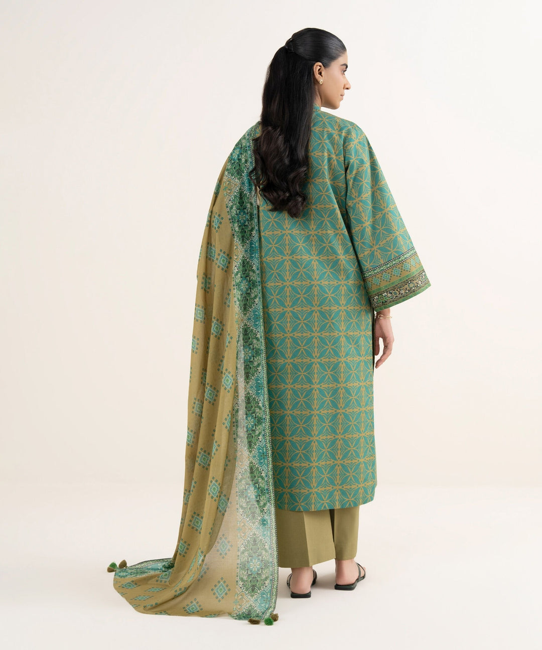 3 Piece Lawn suit