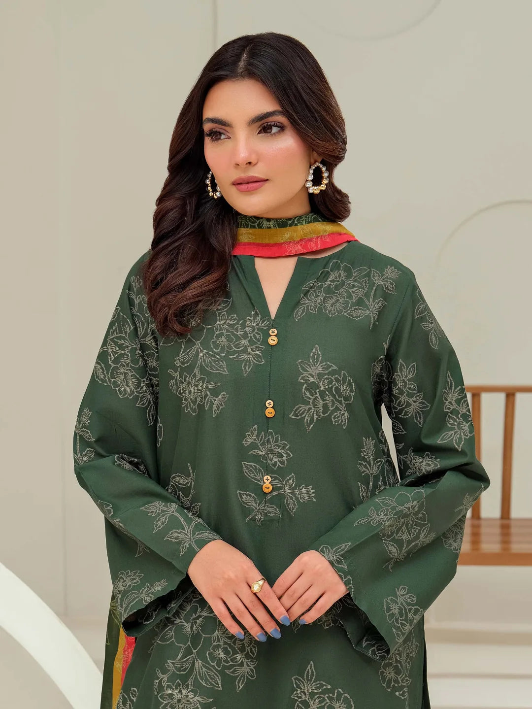 3 Piece Lawn Suit-Paste Print (Unstitched)