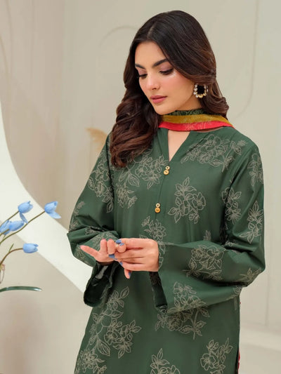 3 Piece Lawn Suit-Paste Print (Unstitched)