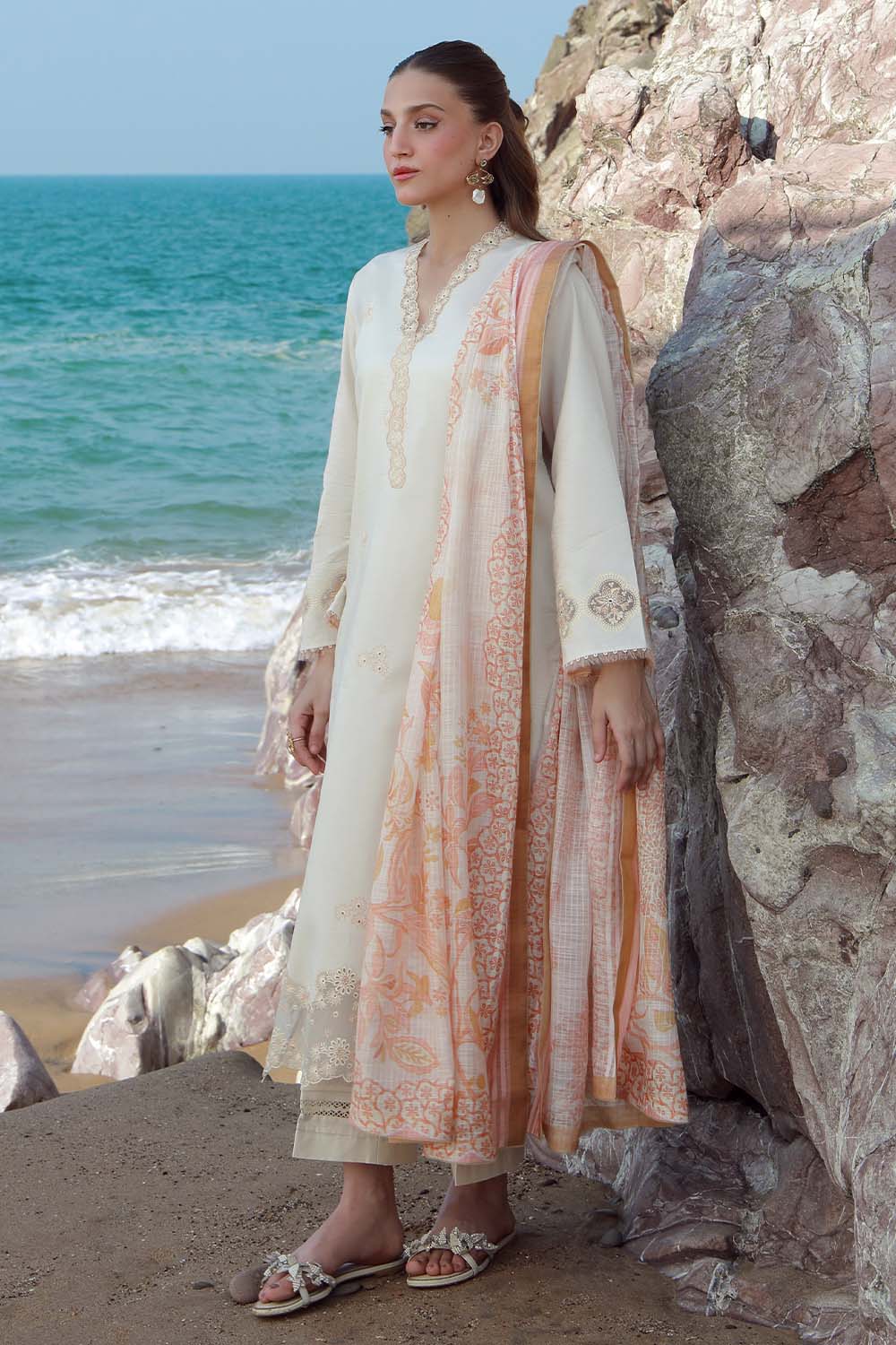 Afsanah Embroidered  Lawn