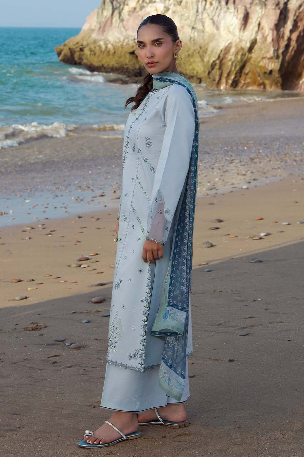 Afsanah Embroidered  Lawn
