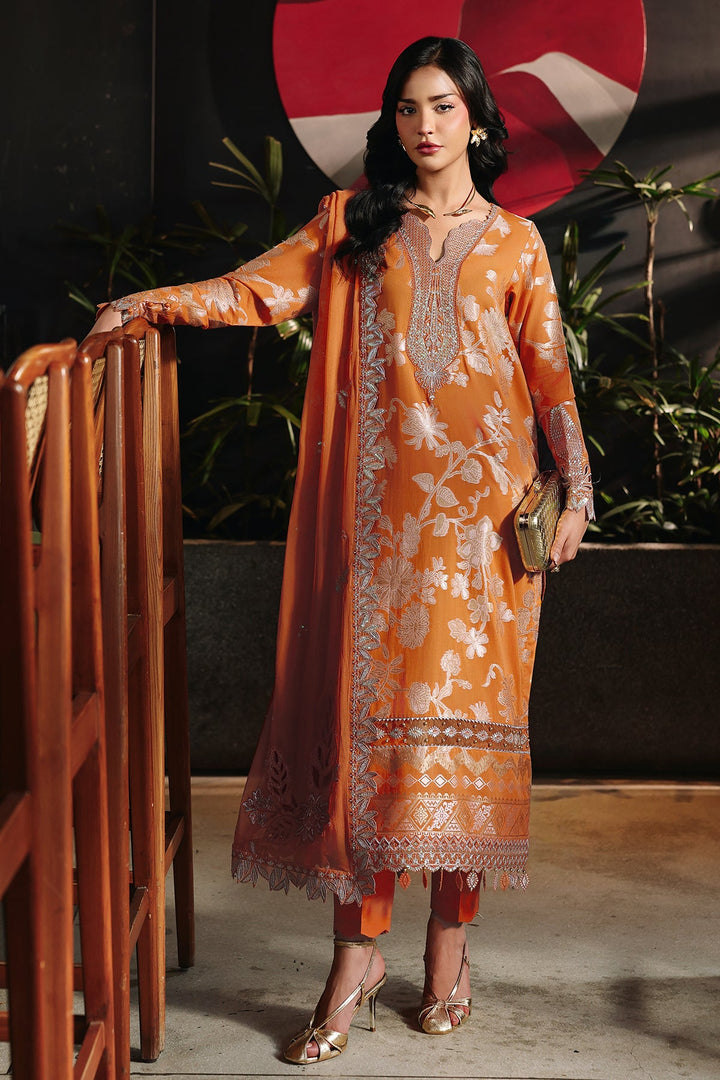 EMBROIDERED JACQUARD  SUIT 3 PC