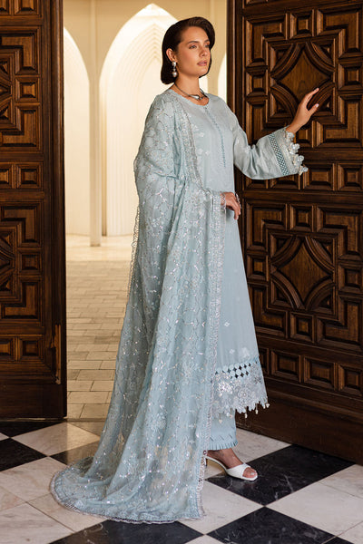 EMBROIDERED JACQUARD LAWN