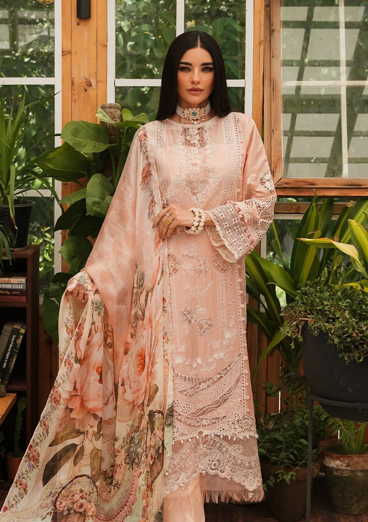 KHAF UNSTITCHED LUXURY LAWN - KLE-03A