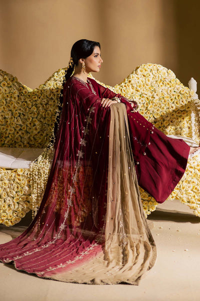 Mukeshkari Embroidered Chiffon