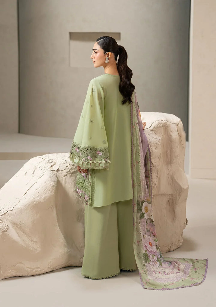 E-CRAFT - CHIKANKARI LAWN WITH CHIFFON DUPATTA &