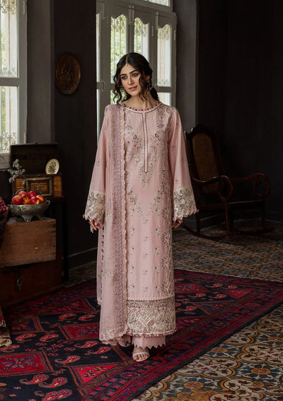 Karandi with Embroidered Chiffon