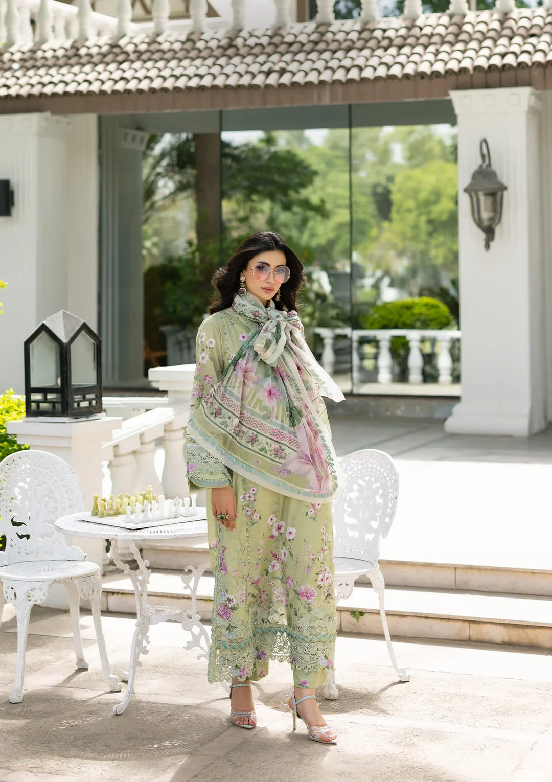 Signature Embroidered Lawn with Chiffon Collection Vol II &