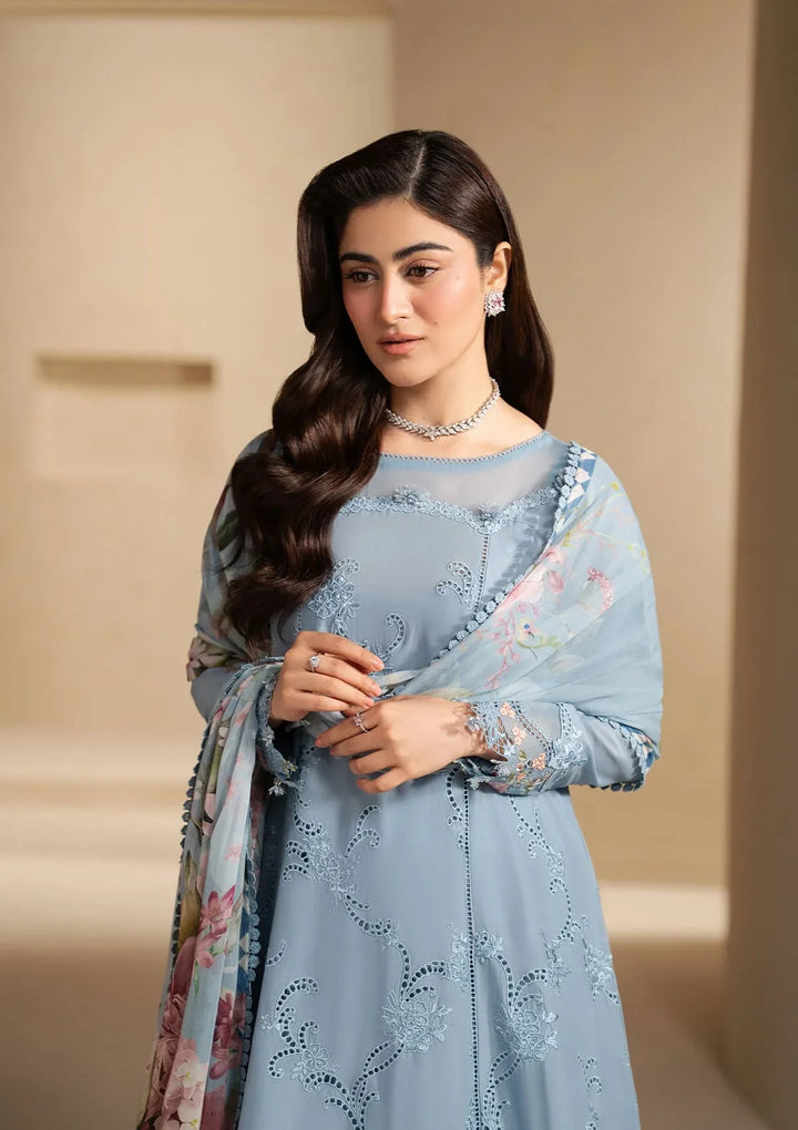 E-CRAFT - CHIKANKARI LAWN WITH CHIFFON DUPATTA &