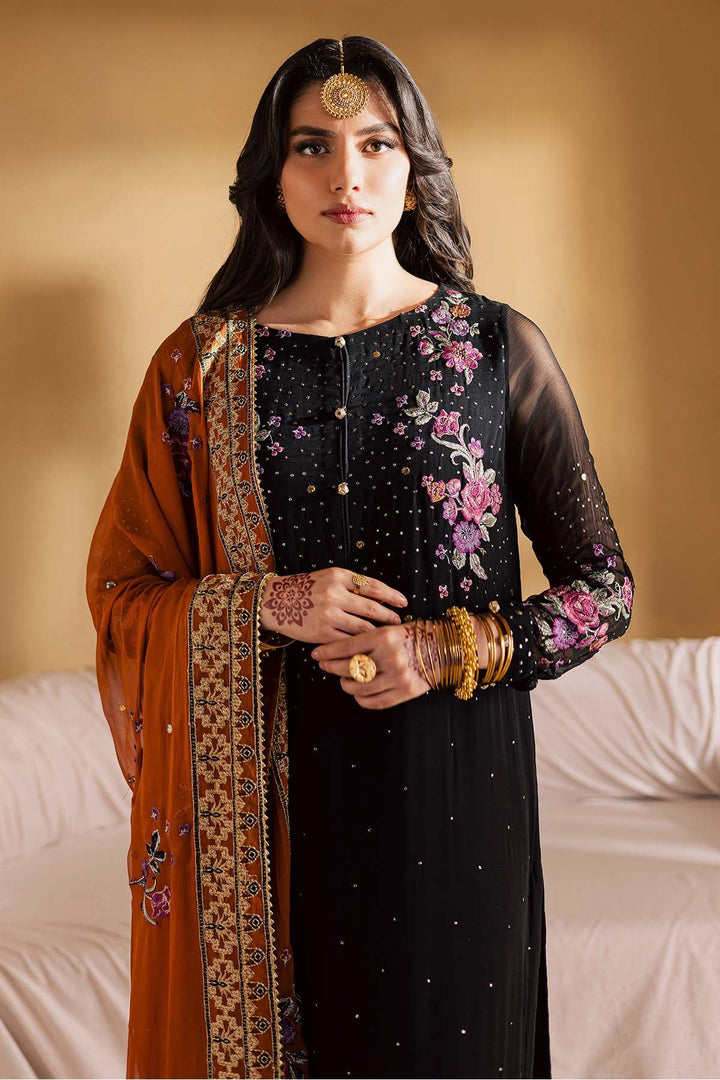 Mukeshkari Embroidered Chiffon
