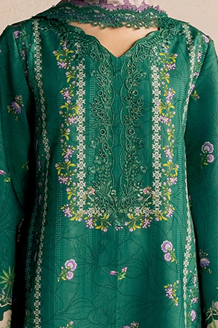 Fresh Green Embroidered 3PC