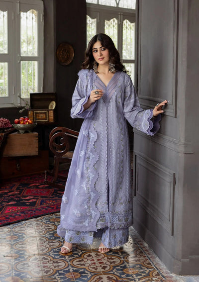 Karandi with Embroidered Chiffon