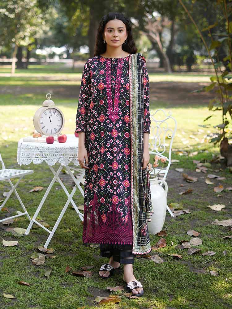 SILSILA 3-Piece Unstitched Digital Printed Lawn Suit