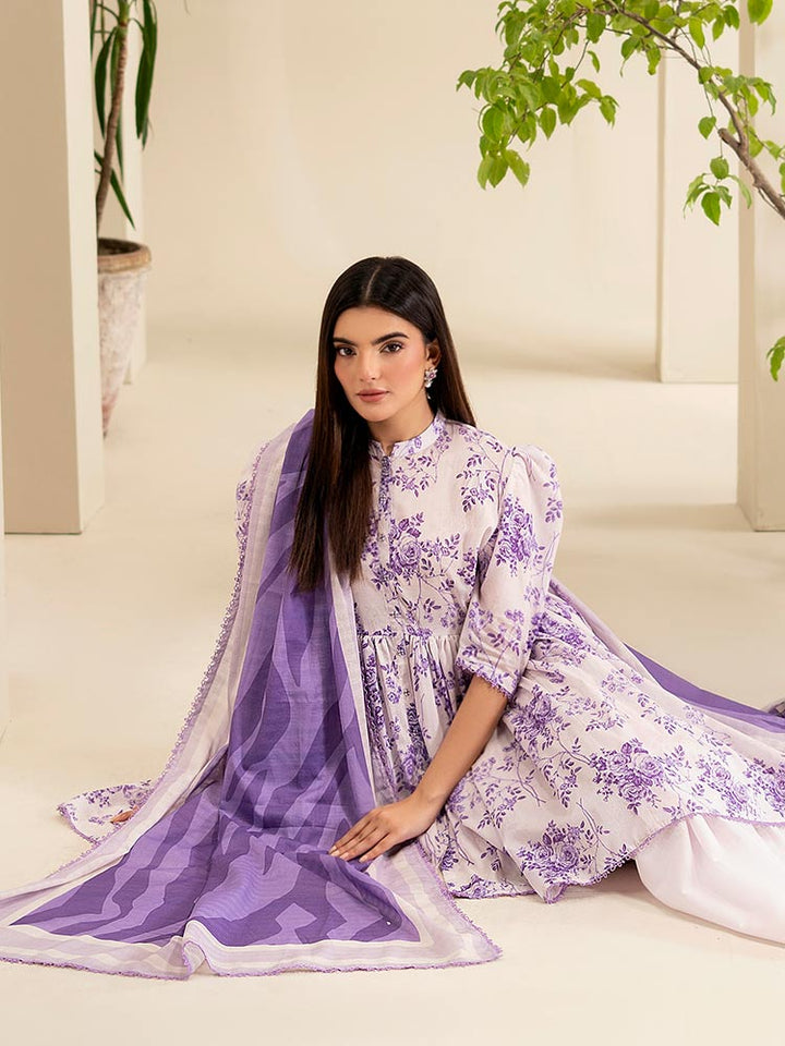 SUHA 3-Piece Unstitched Digital Printed Lawn Suit