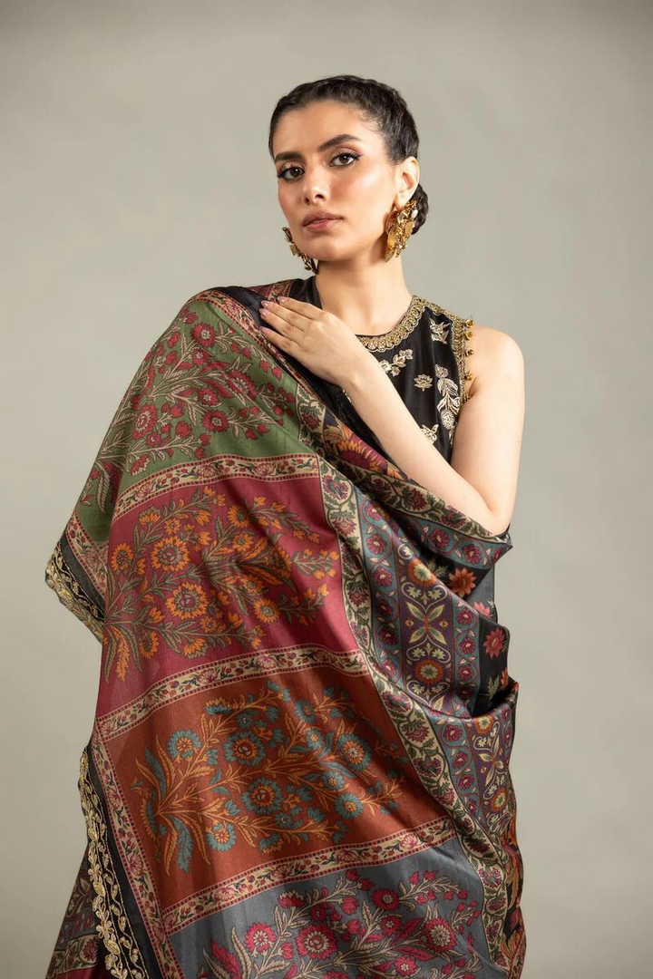 Embroidered | Raw Silk 3-Piece Co-ord Set