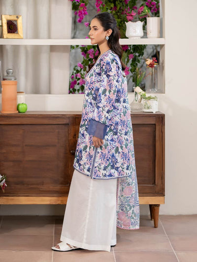 FEROZAN 3-Piece Unstitched Digital Printed Lawn Suit