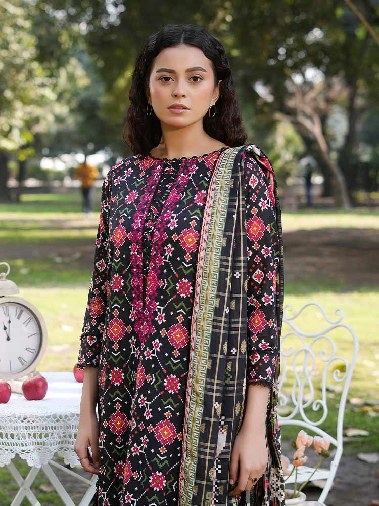 SILSILA 3-Piece Unstitched Digital Printed Lawn Suit