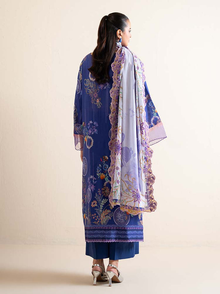 3-Piece Unstitched Embroidered Lawn Suit