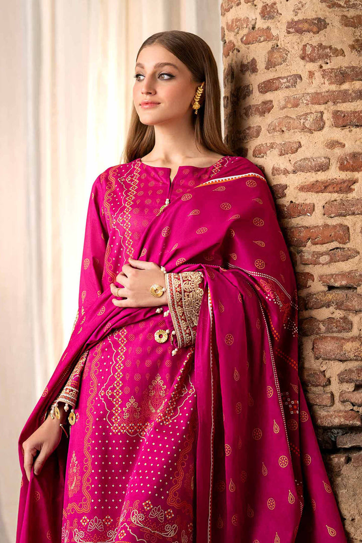 Summer Unstitched Embroidered Lawn 3Pc Suit