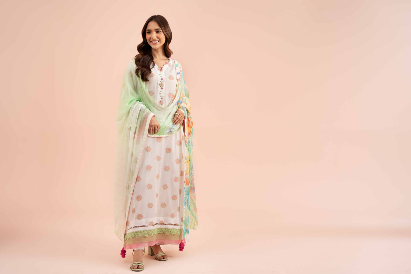 Nishat Linen || 3 Piece - Jacquard Suit - 42402124