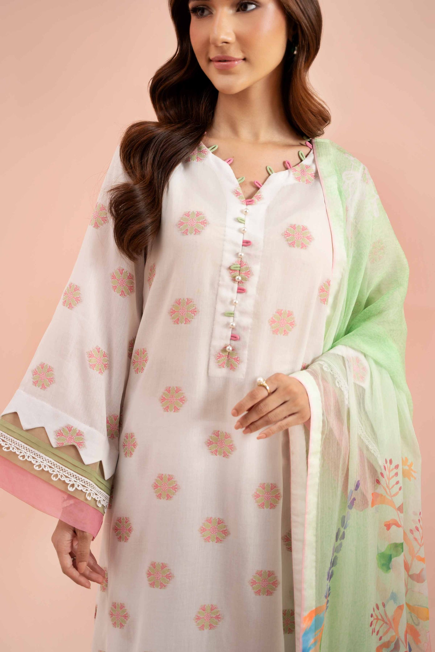 Nishat Linen || 3 Piece - Jacquard Suit - 42402124