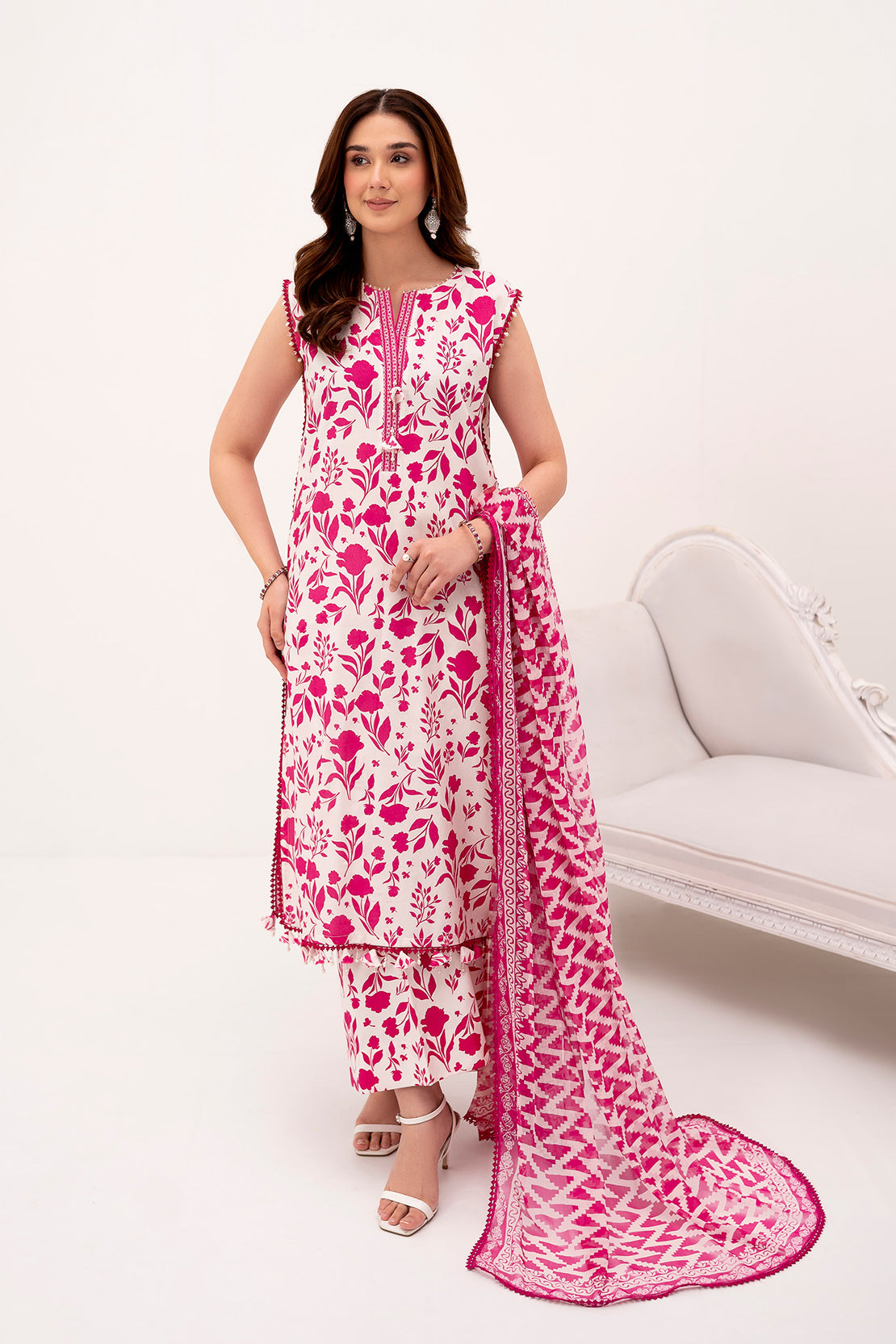 So Kamal Printed Lawn Suit - DPL 4258