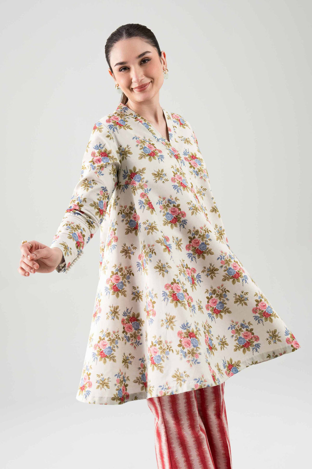 2 Piece - Printed Suit