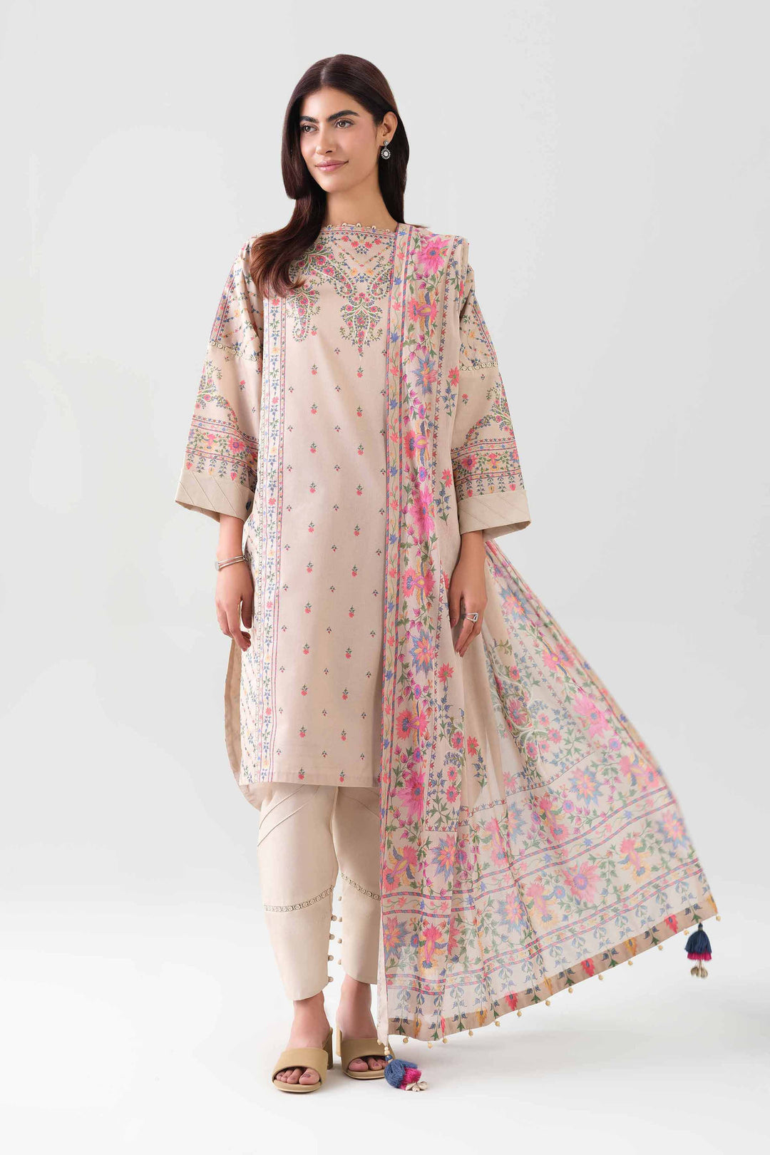 3 Piece - Digital Printed Suit