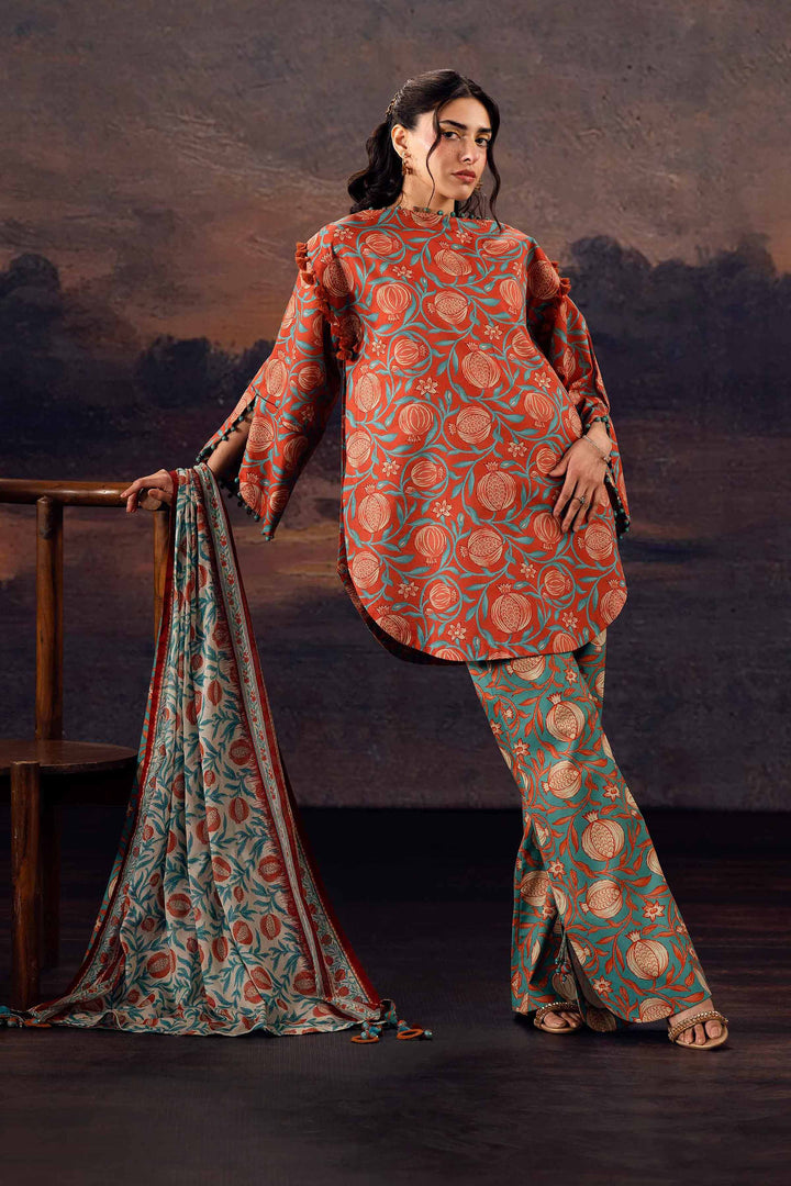 3 Piece - Printed Suit